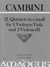 CAMBINI 21. Quintett c-moll [Erstdruck] Part.u.St