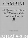 CAMBINI 40. Quintet G major - First Edition