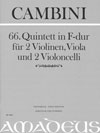 CAMBINI 66. Quintet F major · First Edition