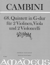 CAMBINI 68. Quintett G-dur [Erstdruck] Part.u.St