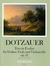 DOTZAUER Trio op.52 in E flat major - Score & Part