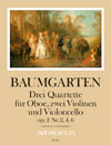 BAUMGARTEN K.F. Three quartets op. 2/2, 4, 6