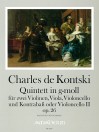 KONTSKI Quintet op. 26 in g minor - Score & Parts