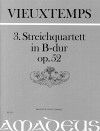 VIEUXTEMPS 3. StringQuartet B flat major, op.52