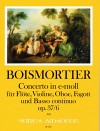 BOISMORTIER Concerto e minor op. 37/6