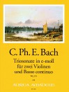 BACH C.PH.E Sonata a tre E minor (Wq 155)