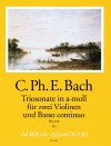 BACH C.PH.E Sonata a tre in a minor (Wq 156)