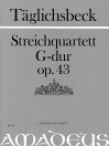 TÄGLICHSBECK Quartett op. 43 in G-dur