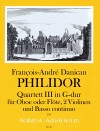 PHILIDOR F.A.D. Quartet III in G major