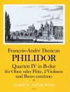 PHILIDOR F.A.D. Quartet IV in B flat major