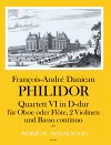 PHILIDOR F.A.D. Quartett VI in D-dur - Part.u.St.