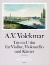 VOLCKMAR A.V. Trio C-dur - Erstdruck