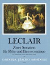 LECLAIR  2 Sonaten op.4/2, e-moll · op.4/7, G-dur