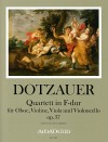 DOTZAUER Quartet op. 37 F major - Score & Parts