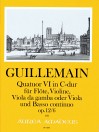 GUILLEMAIN, L.-G. Quatuor VI op. 12/6 in C-dur
