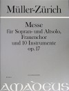 MÜLLER-ZÜRICH P. Mass op.17 - piano reduction