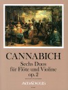 CANNABICH 6 duos op. 2 for flute and violin