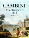 CAMBINI 3 Trios op.2 for violin, viola and cello