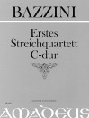 BAZZINI A. 1. Stringquartet C major -Score & Parts