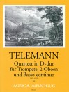 TELEMANN Quartett D-dur (TWV 43:D7) - Part.u.St.