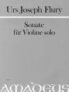 FLURY, U.J. Sonata for violin solo - 1976 -