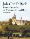 BACH J.CHR.F. Sonate A-dur für Violoncello und Bc.