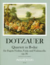 DOTZAUER Quartet in B flat major op. 36
