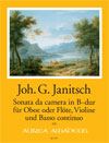 JANITSCH Sonata da camera in  B-dur [Erstdruck]
