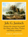 JANITSCH J.G. Sonata da camera g minor [First Ed.]