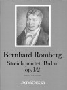 ROMBERG B. Streichquartett II in B-dur, op. 1/2