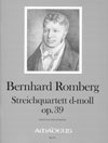 ROMBERG B. Streichquartett X in d-moll op. 39