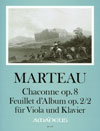 MARTEAU Chaconne op. 8 + Feuillet d'Album op.2/2