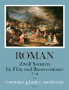 ROMAN J. H. 12 Sonaten - Band III: Sonaten 7-9