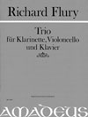 FLURY R. Trio for clarinet, cello & piano -1950 -