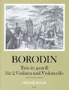BORODIN Trio in g minor for 2 violins & cello