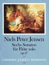 JENSEN N.P. Sechs Sonaten für Flöte solo op. 17