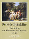 BOISDEFFRE R.DE  3 pieces op. 20 - Score & Parts