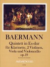 BAERMANN H. Quintett Es-dur op. 19 - Part.u.St.