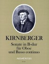 KIRNBERGER Sonate in B-dur für Oboe und Bc.