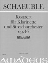 SCHAEUBLE Concerto for Clarinet op. 46 - Score