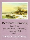 ROMBERG, Bernhard  3 Trios op.38  - Score & Parts