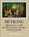 MÜHLING Quintett op.27 in e-moll - Part.u.St.
