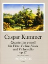 KUMMER C. Quartett e-moll, op.47 - Part.u.St.