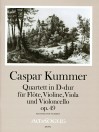KUMMER C. Quartett D-dur, op.49 - Part.u.St.