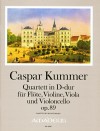 KUMMER C. Quartett D-dur, op.89 - Part.u.St.