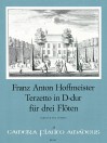 HOFFMEISTER Terzetto in D-dur für 3 Flöten