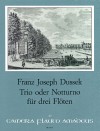DUSSEK Trio oder Notturno for 3 flutes