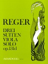 REGER 3 Suiten op.131d für Viola solo
