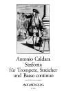 CALDARA Sinfonia C-dur - Trompete,Streicher u. Bc.