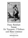 REINHART Sonate für Trompete, 2 Violinen und Bc.